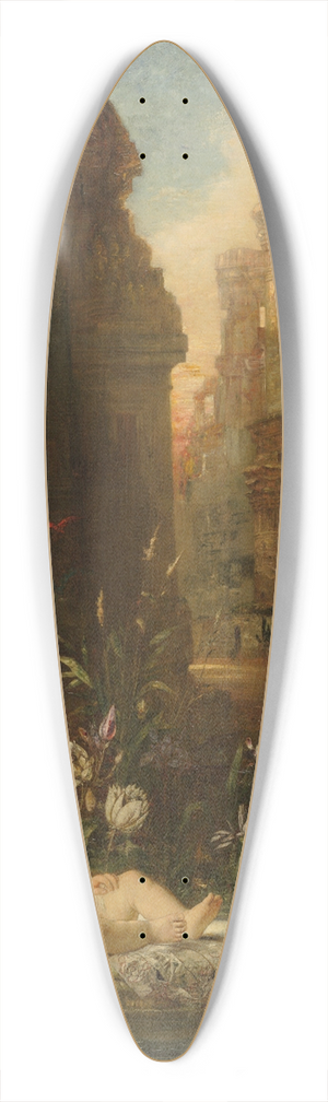 Gustave Moreau - The Infant Moses 39.3 inch art pintail longboard deck