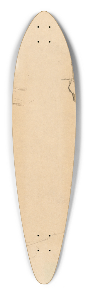 Gustav Klimt - Hands 39.3 inch art pintail longboard deck