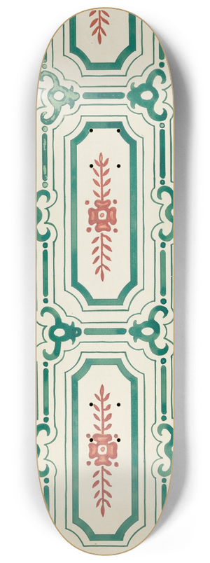 American 20th Century - Wallpaper 8.25 inch art skate deck