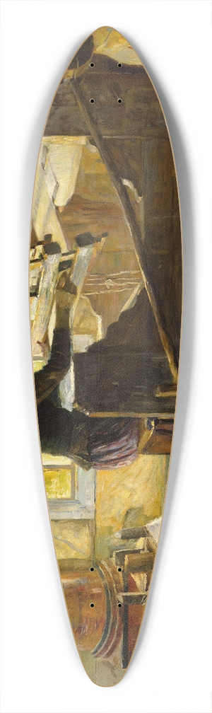 Gustav Wentzel - At the Loom 39.3 inch art pintail longboard deck