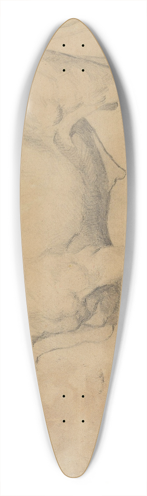 Gustav Wentzel - Bull 39.3 inch art pintail longboard deck