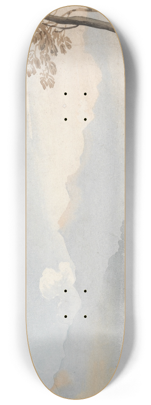 John Varley - A Welsh Landscape a Lay-in 8.25 inch art skate deck