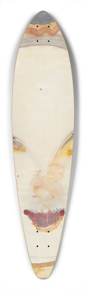 Gustaw Gwozdecki - Head 39.3 inch art pintail longboard deck