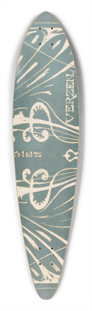 Gust van de Wall Pern - Boekomslag 39.3 inch art pintail longboard deck