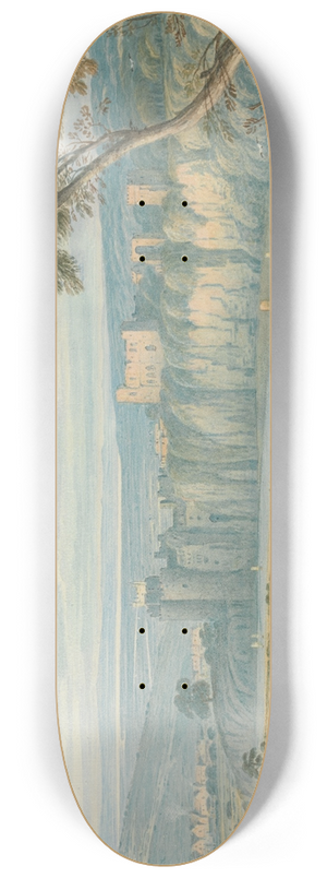 John Varley - Chepstow Castle 8.25 inch art skate deck