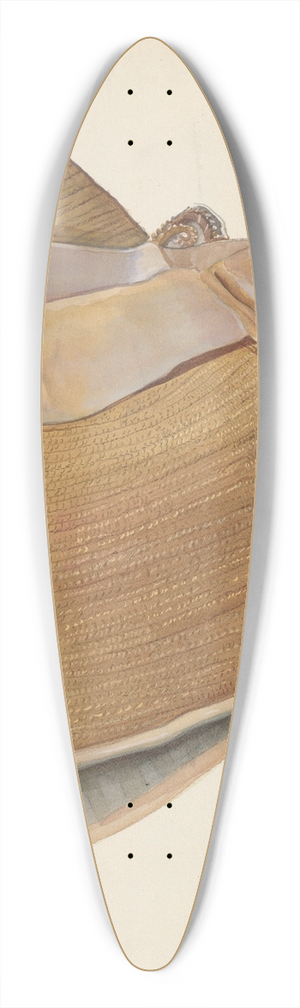 Gwyneth King - Bonnet 39.3 inch art pintail longboard deck