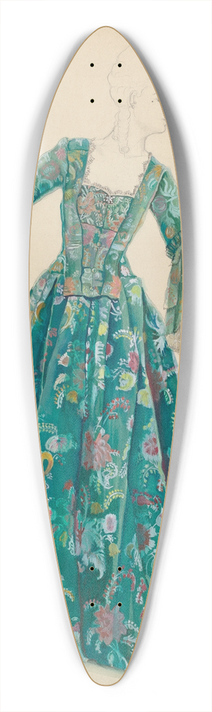 Gwyneth King - Dress 39.3 inch art pintail longboard deck