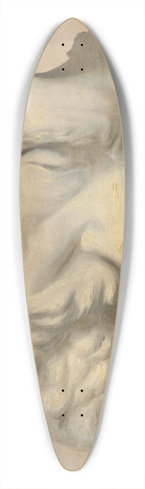 Gyula Benczr - Head study 39.3 inch art pintail longboard deck