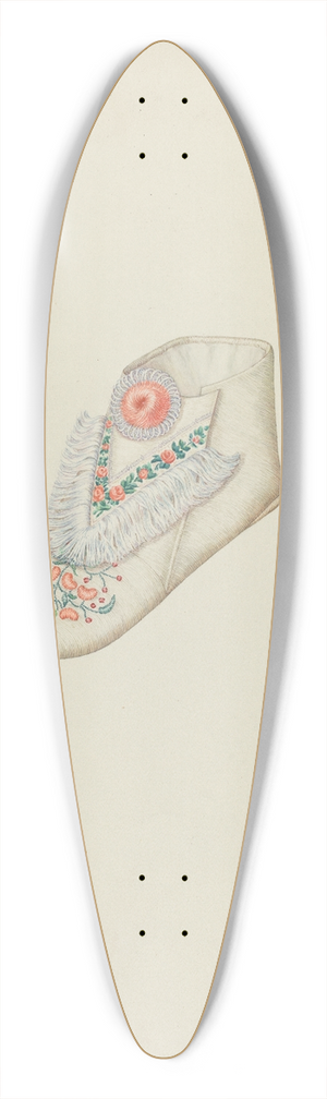 Hal Blakeley - Babys Shoe 39.3 inch art pintail longboard deck