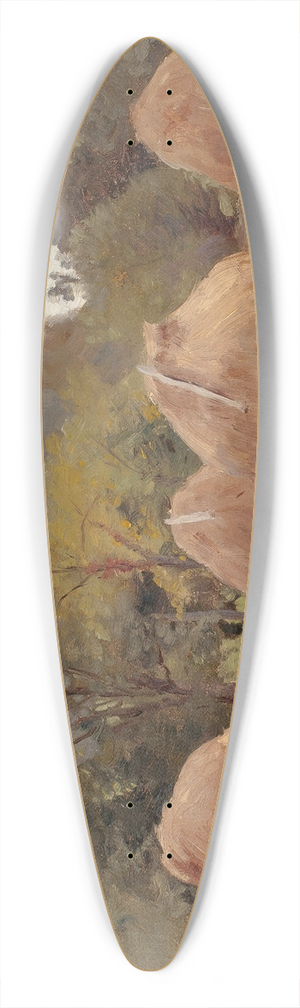 Hamilton Hamilton - Haystacks 39.3 inch art pintail longboard deck