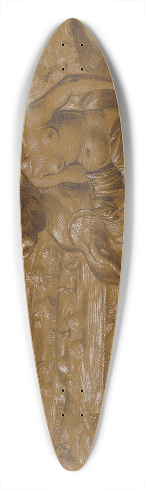 Hans Bock the Elder - Allegory of Summer 39.3 inch art pintail longboard deck