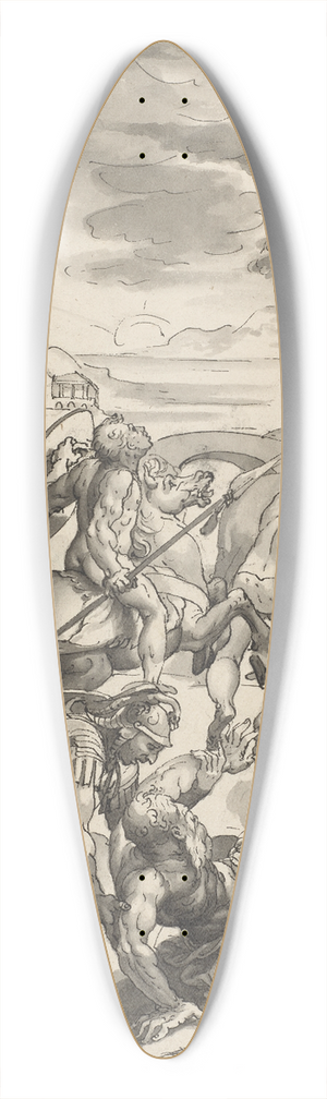 Hans Bock the Elder - Conversion of Saul 39.3 inch art pintail longboard deck