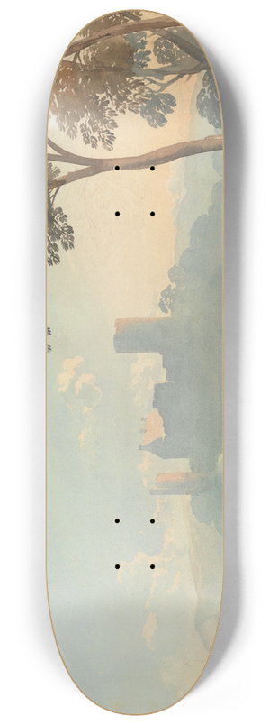 John Varley - The Castle on the Hill 8.25 inch art skate deck