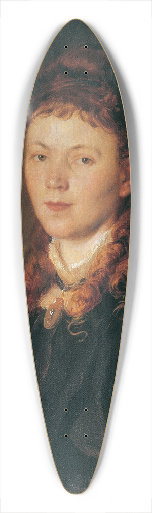 Hans Canon - Mdchen Mit Rotblondem Haar 39.3 inch art pintail longboard deck