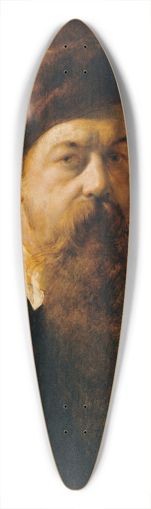 Hans Canon - Self-Portrait 39.3 inch art pintail longboard deck