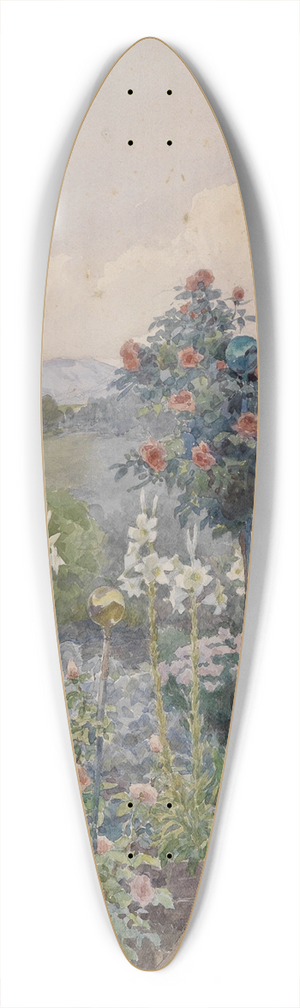 Hans Gtzinger - Bauerngarten 39.3 inch art pintail longboard deck