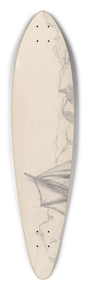 Hans Gude - Bter, Vrengen 39.3 inch art pintail longboard deck