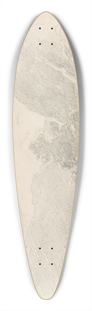 Hans Gude - Fra Ormem 39.3 inch art pintail longboard deck