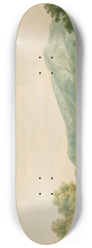 John Warwick Smith - The lower end of Lake Windermere 8.25 inch art skate deck