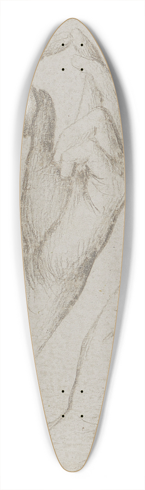 Hans Holbein The Elder - Studienblatt mit drei Hnden 39.3 inch art pintail longboard deck