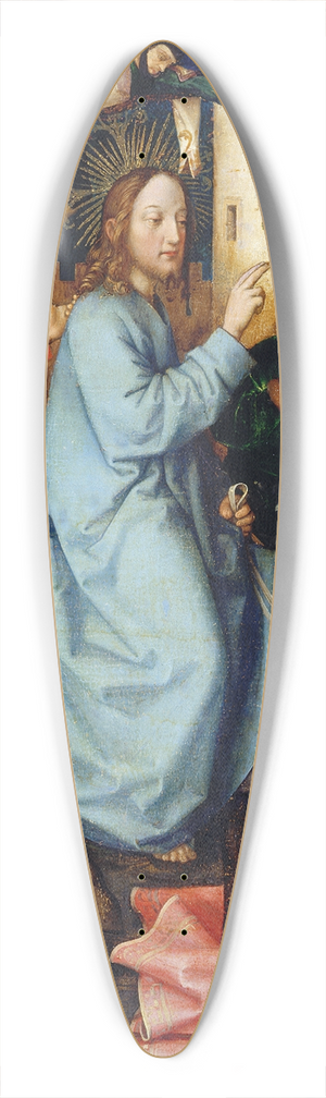Hans Holbein The Elder - The Entry into Jerusalem 39.3 inch art pintail longboard deck