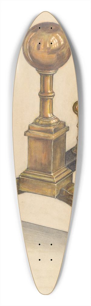 Hans Korsch - Andiron 39.3 inch art pintail longboard deck