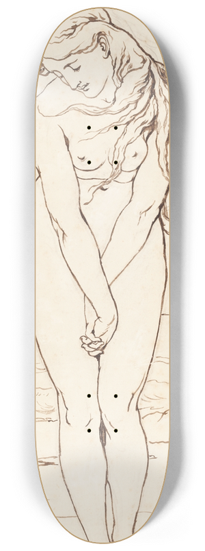 John Watson Gordon - Standing Nude with Crossed Arms 8.25 inch art skate deck