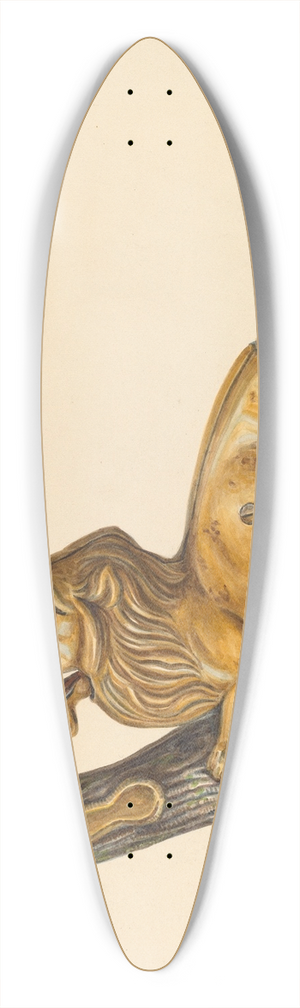 Hans Mangelsdorf - Toy Bank 39.3 inch art pintail longboard deck