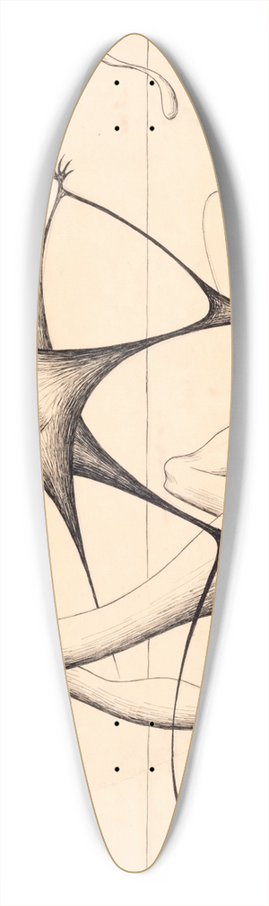 Hans Nikolaj Hansen - Scirocco 39.3 inch art pintail longboard deck
