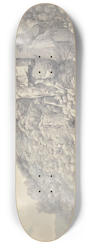 John Webber - Rocks in Derbyshire 8.25 inch art skate deck