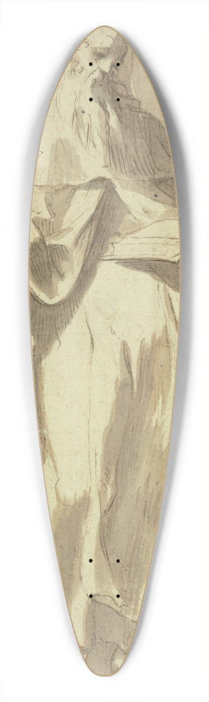 Hans Speckaert - Saint Anton 39.3 inch art pintail longboard deck