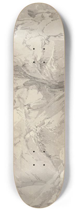 John Webber - View from Renards Hole, Dovedale, Derbyshire 8.25 inch art skate deck