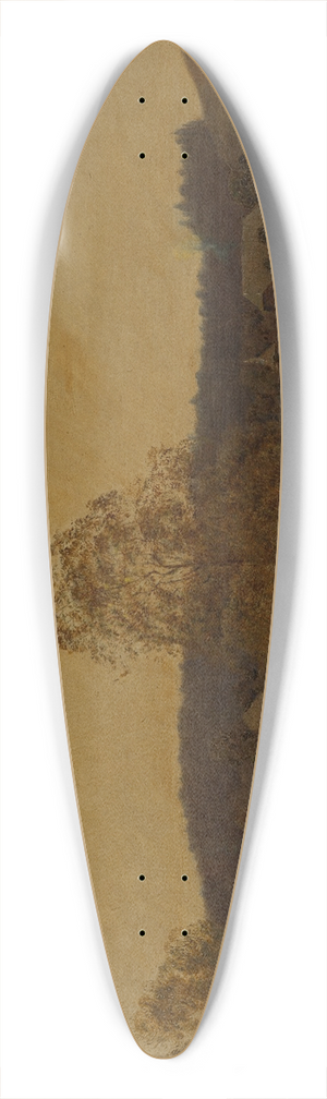 Hans Thoma - Der Abendstern 39.3 inch art pintail longboard deck