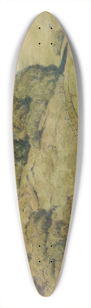 Hans Thoma - Der Blssling bei Bernau 39.3 inch art pintail longboard deck