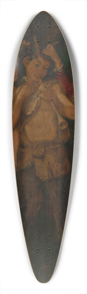 Hans Thoma - Der gefeierte Pan 39.3 inch art pintail longboard deck