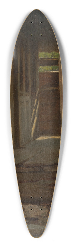 Hans Thoma - Eingang in ein Schwarzwaldhaus 39.3 inch art pintail longboard deck