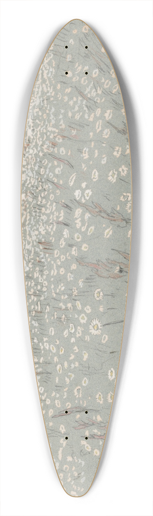 Hans Thoma - Meadow with Daisys 39.3 inch art pintail longboard deck