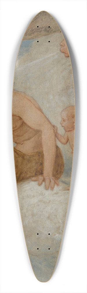 Hans Thoma - Mrz (die Windgtter) 39.3 inch art pintail longboard deck