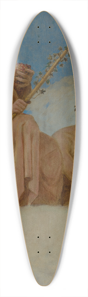 Hans Thoma - Oktober (Weingtter) 39.3 inch art pintail longboard deck