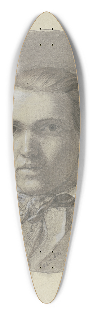 Hans Thoma - Portrt eines Sohnes von Ludwig Thoma 39.3 inch art pintail longboard deck