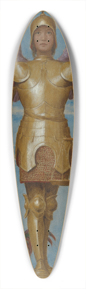 Hans Thoma - September (St. Michael als Seelenwger) 39.3 inch art pintail longboard deck