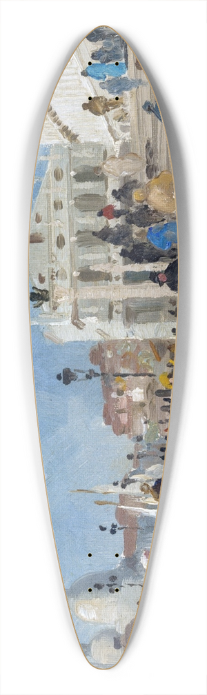 Hans Von Bartels - Impression aus Venedig  Riva degli Schiavoni 39.3 inch art pintail longboard deck