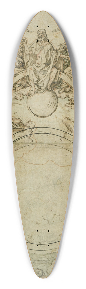 Hans von Kulmbach - The Last Judgement 39.3 inch art pintail longboard deck