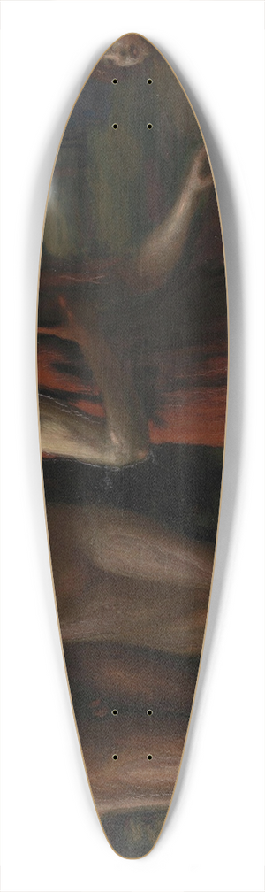 Hans Von Mares - Lob der Bescheidenheit 39.3 inch art pintail longboard deck