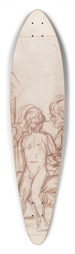 Hans Von Mares - The Golden Age I 39.3 inch art pintail longboard deck