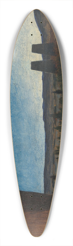 Harald Sohlberg - Summer Night 39.3 inch art pintail longboard deck