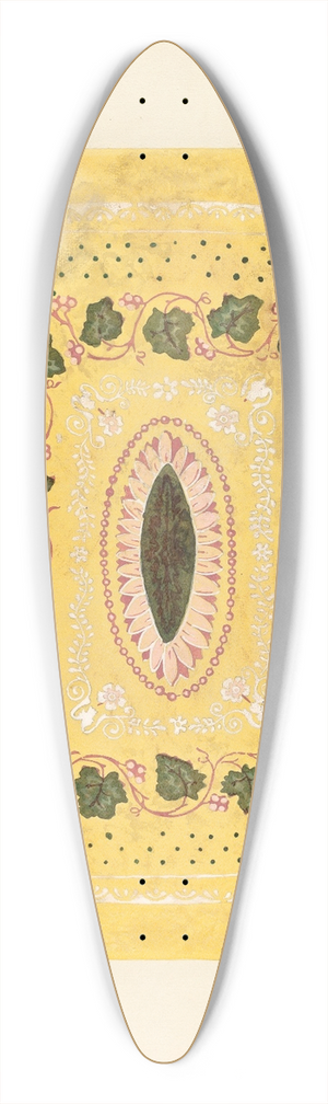 Harold Merriam - Bandbox  Castle Garden 39.3 inch art pintail longboard deck
