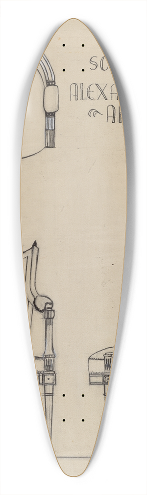 Harold Smith - Armchair 39.3 inch art pintail longboard deck