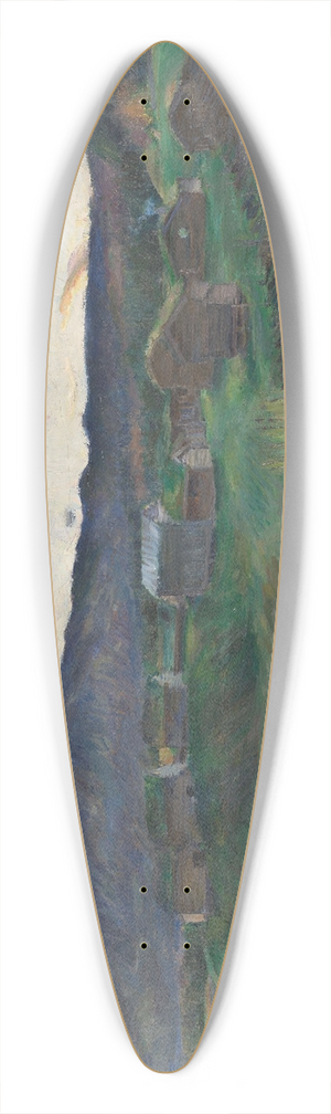 Harriet Backer - Autumn at Strlsjen 39.3 inch art pintail longboard deck