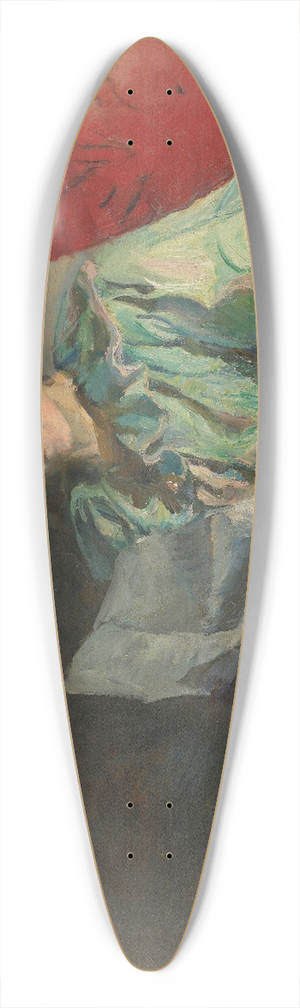 Harriet Backer - Evening, Interior 39.3 inch art pintail longboard deck